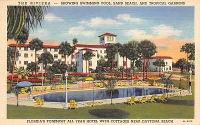 The Riviera Near Daytona Florida Postcard