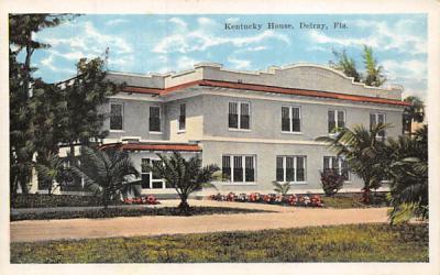 Kentucky House Delray Beach, Florida Postcard
