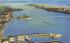 Aerial View of Daytona Beach Florida Postcard
