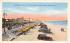 Boardwalk Along Atlantic Ocean Daytona Beach, Florida Postcard