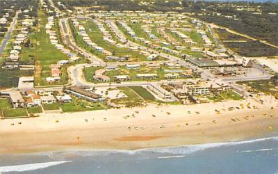 An aerial view of Ellinor Village Florida Postcard