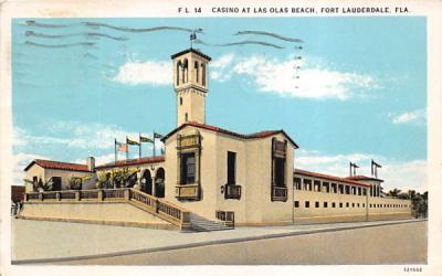 Casino at Las Olas Beach Fort Lauderdale, Florida Postcard
