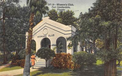 Woman's Club Fort Lauderdale, Florida Postcard