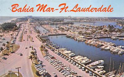 Bahia Mar Yacht Basin Fort Lauderdale, Florida Postcard