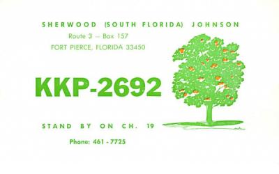 KKP-2692 Fort Pierce, Florida Postcard