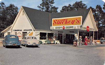 Stuckey's Cany Shoppe Fanning Springs, Florida Postcard