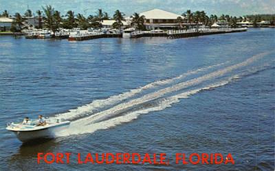 Fort Lauderdale, FL, USA Florida Postcard