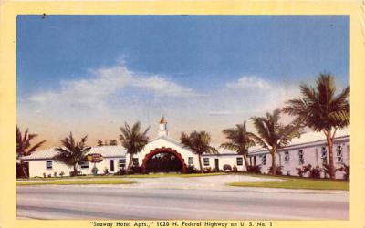 Seaway Hotel Apts. Fort Lauderdale, Florida Postcard