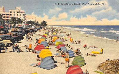 Ocean Beach Fort Lauderdale, Florida Postcard