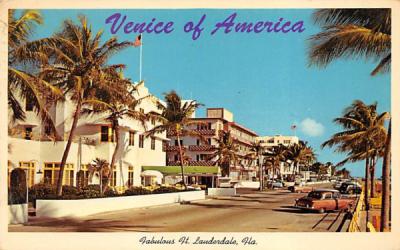 Venice of America Fort Lauderdale, Florida Postcard