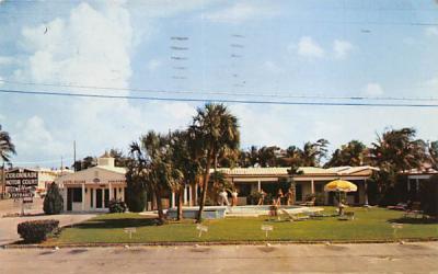 Colonnade Motor Court/Apartment Hotel Fort Lauderdale, Florida Postcard