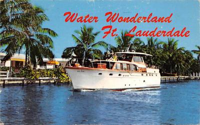 Water Wonderland Fort Lauderdale, Florida Postcard