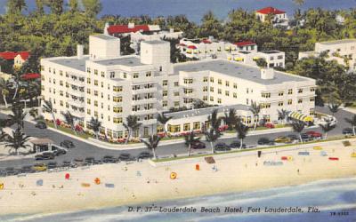 Lauderdale Beach Hotel Fort Lauderdale, Florida Postcard