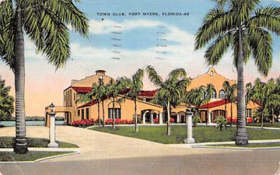 Town Club Fort Myers, Florida Postcard
