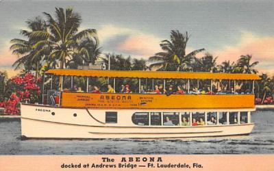 The Abeona Fort Lauderdale, Florida Postcard