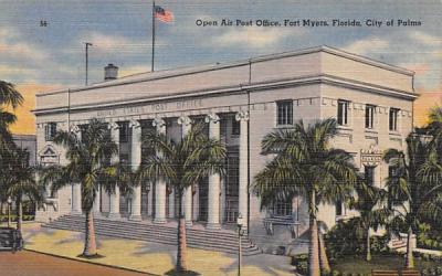 Open Air Post Office Fort Myers, Florida Postcard