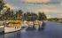 Fishing, Pleasure Fleet on Mysterious New River Fort Lauderdale, Florida Postcard