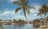 Romantic waterway in the Venice of America Fort Lauderdale, Florida Postcard