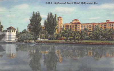 Hollywood Beach Hotel Florida Postcard