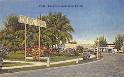 The Circle Hollywood , Florida Postcard