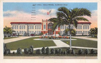 City Hall Hollywood , Florida Postcard