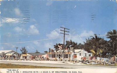 The Big 4 Hollywood, Florida Postcard