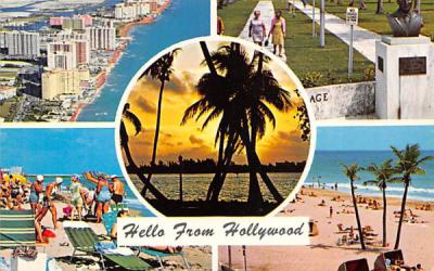 Hello from Hollywood Hollywood , Florida Postcard