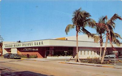 The Hialeah - Miami Springs Bank Florida Postcard