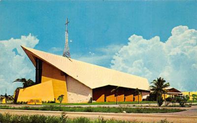 Prince of Peace Lutheran Church Hollywood, Florida Postcard