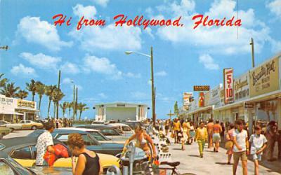 Hi from Hollywood, FL, USA Hollywood , Florida Postcard
