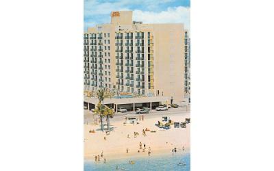 Howard Johnson's Motor Lodge Hollywood Beach, Florida Postcard