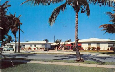 Sunray Lodge Motel Hollywood, Florida Postcard