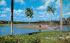 Flaming Island at South End of Infield Lake  Hialeah, Florida Postcard