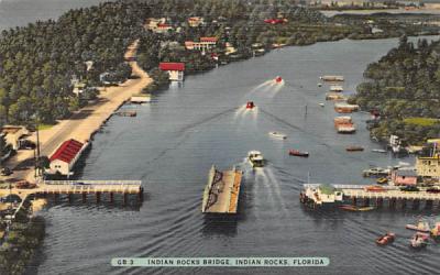 Indian Rocks Bridge Florida Postcard