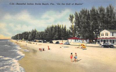 Beautiful Indiana Rocks Beach, FL, USA Indian Rocks, Florida Postcard
