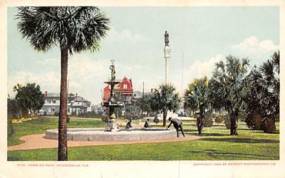 Hemming Park Jacksonville, Florida Postcard