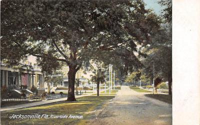 Riverside Avenue Jacksonville, Florida Postcard