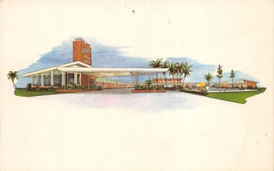 Jamaican Motor Lodge Jacksonville, Florida Postcard
