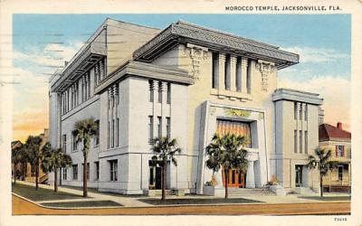 Moroccoa Temple Jacksonville, Florida Postcard