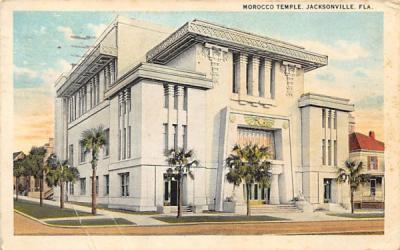 Morocco Temple Jacksonville, Florida Postcard