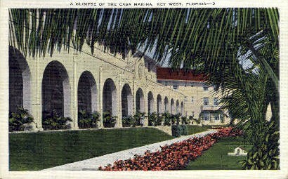 Casa Marina - Key West, Florida FL Postcard