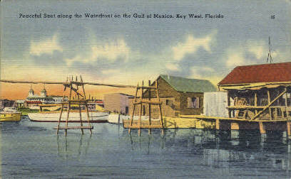 Gulf of Mexico - Key West, Florida FL Postcard