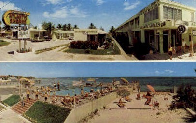 Atlantic Shore Motel - Key West, Florida FL Postcard