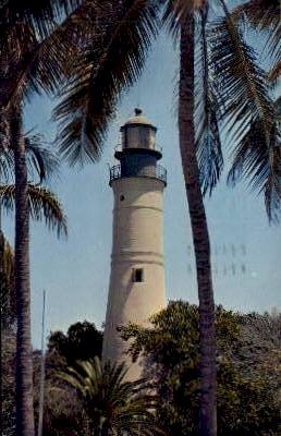 Lighthouse - Key West, Florida FL Postcard