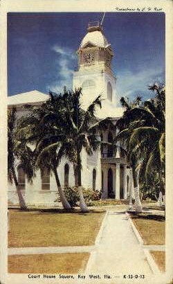 Court House - Key West, Florida FL Postcard