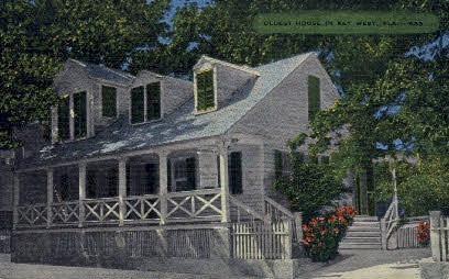 Oldest House - Key West, Florida FL Postcard