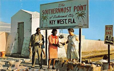 The Southermost Point in continental U.S.A. Key West, Florida Postcard