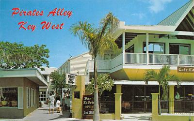 Pirates Alley Key West, Florida Postcard
