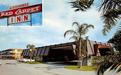 Kissimmee Red Carpet Inn Florida Postcard