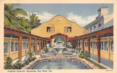 Tropical Open-Air Aquarium Key West, Florida Postcard